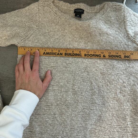 Club Monaco Alpaca Wool Sweater Small Cream Tan - Picture 9 of 10